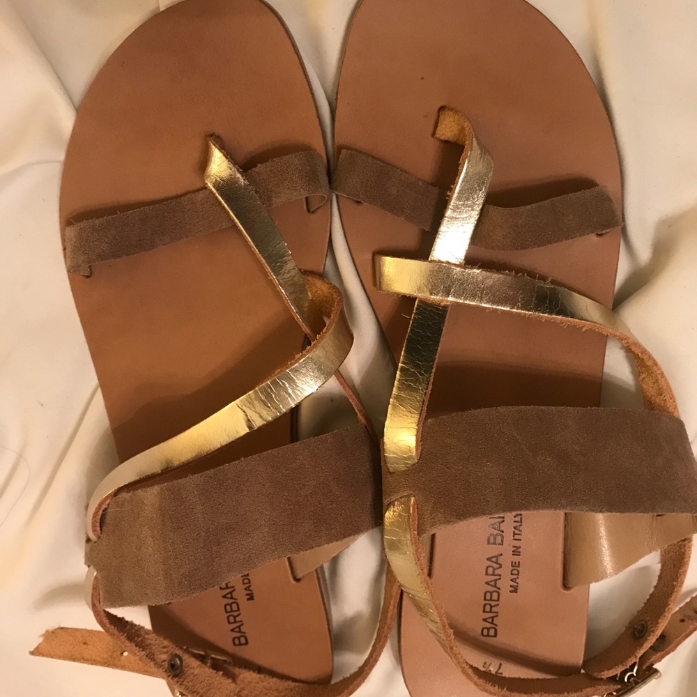 Barbara Barbieri Leather Sandals, made in Italy